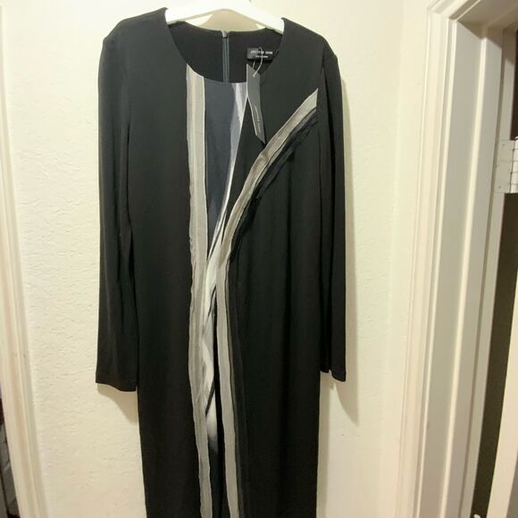 New Joeffer Caoc Canadian Designer Women Black Cocktail Formal Dress size M - Picture 6 of 16